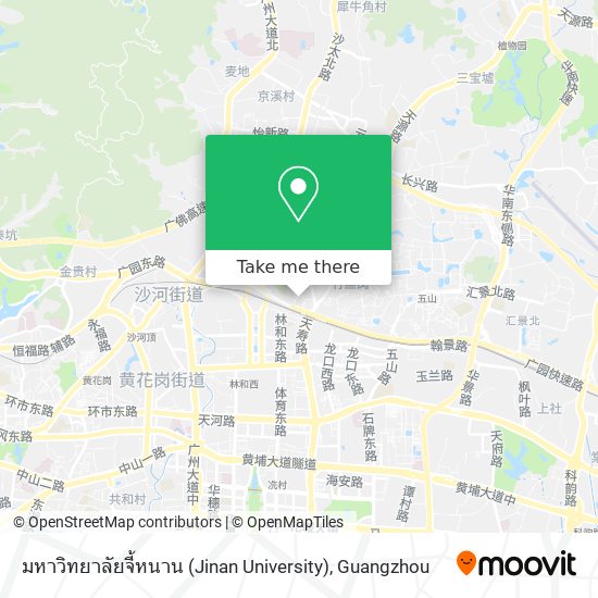 มหาวิทยาลัยจี้หนาน (Jinan University) map