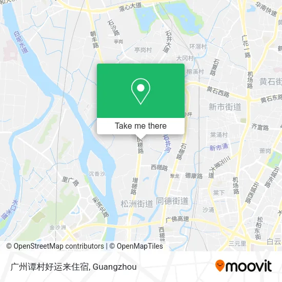 广州谭村好运来住宿 map