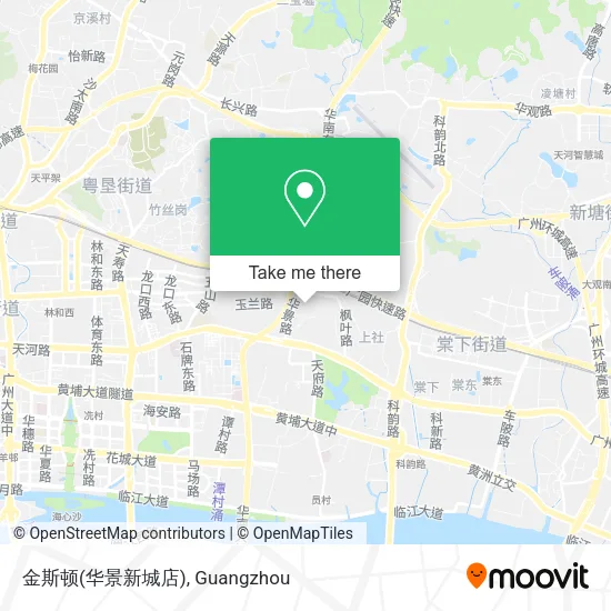 金斯顿(华景新城店) map