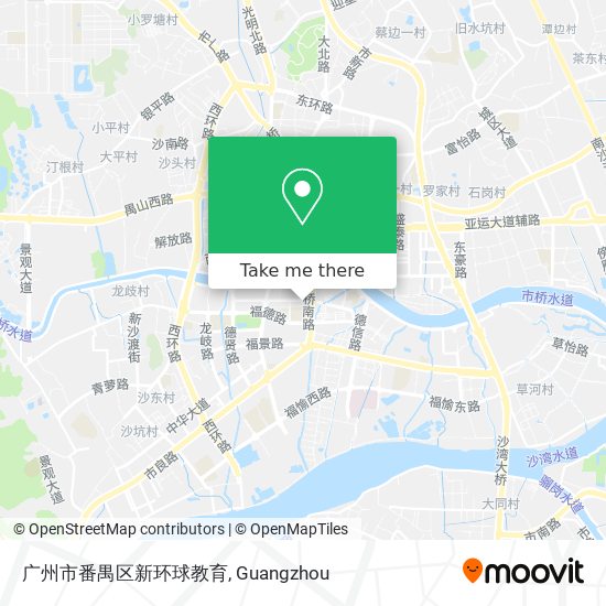 广州市番禺区新环球教育 map