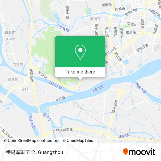番禺军新五金 map