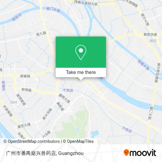 广州市番禺燊兴兽药店 map
