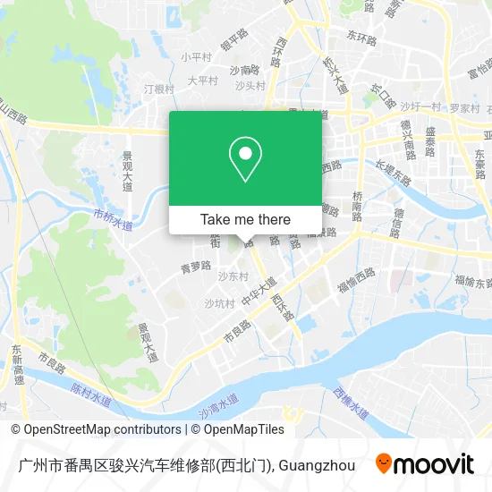 广州市番禺区骏兴汽车维修部(西北门) map
