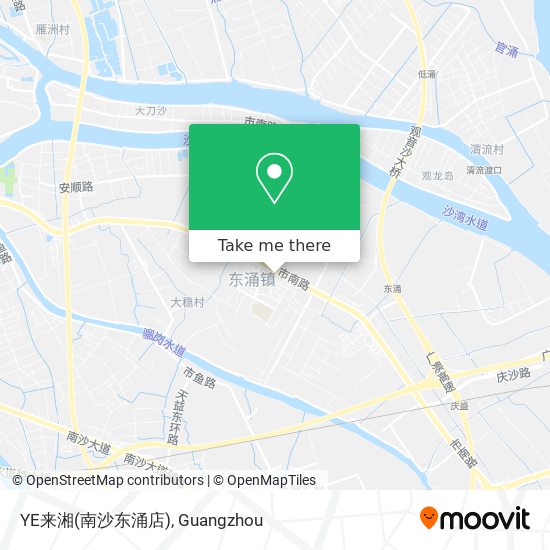 YE来湘(南沙东涌店) map