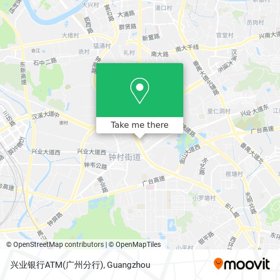 兴业银行ATM(广州分行) map