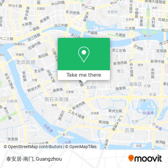 泰安居-南门 map