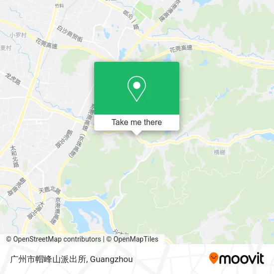 广州市帽峰山派出所 map