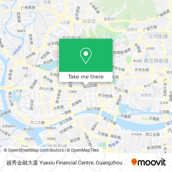 越秀金融大厦 Yuexiu Financial Centre map