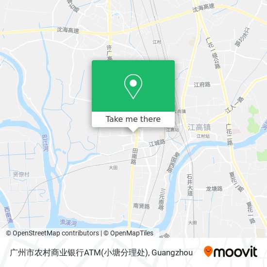 广州市农村商业银行ATM(小塘分理处) map
