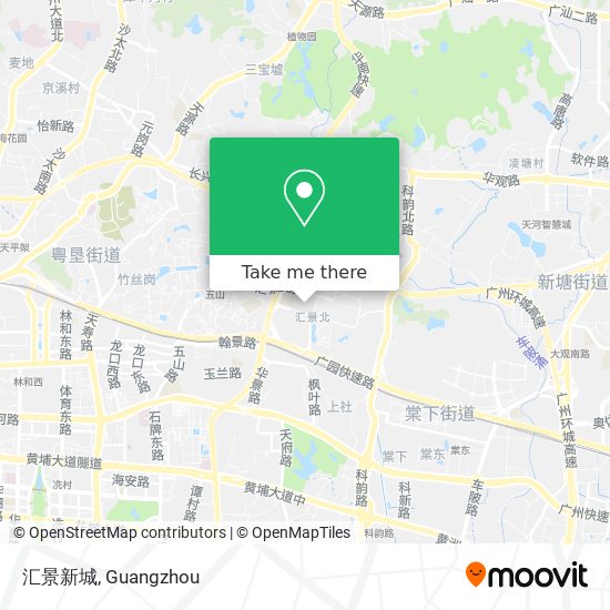 汇景新城 map