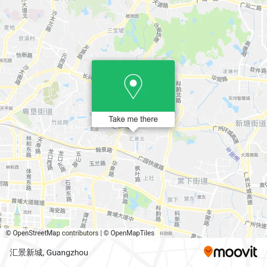 汇景新城 map