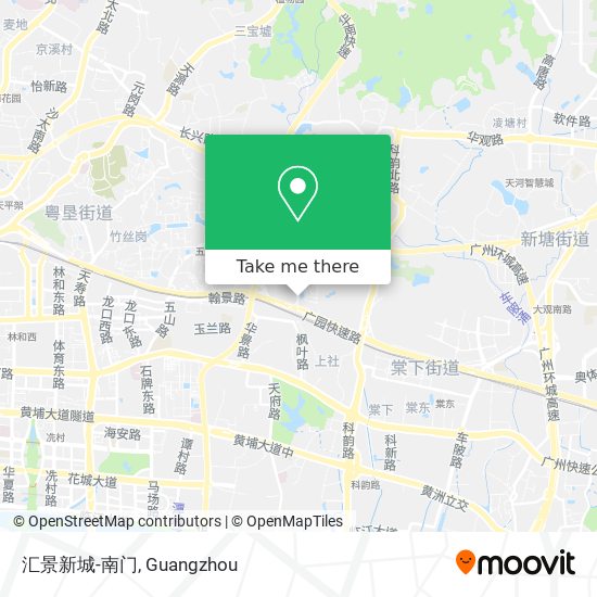 汇景新城-南门 map