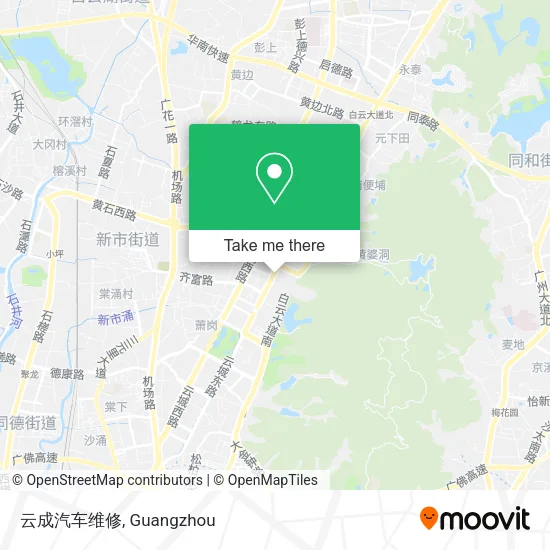 云成汽车维修 map