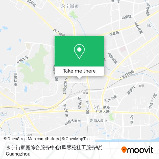 永宁街家庭综合服务中心(凤馨苑社工服务站) map