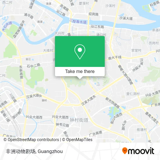 非洲动物剧场 map