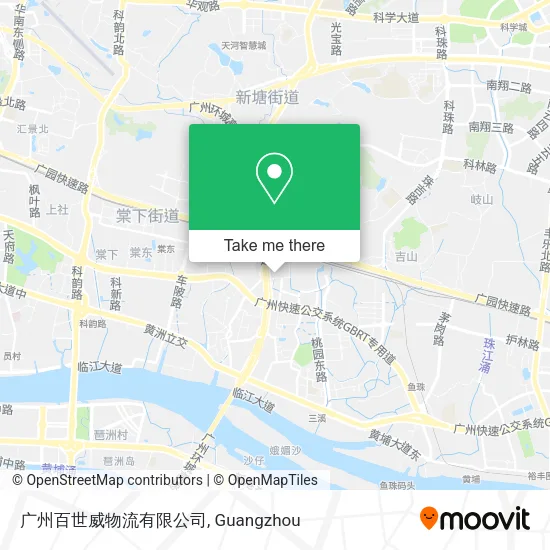 广州百世威物流有限公司 map