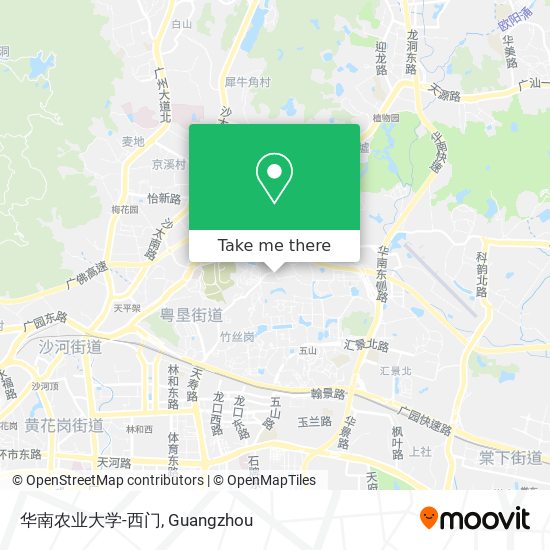 华南农业大学-西门 map
