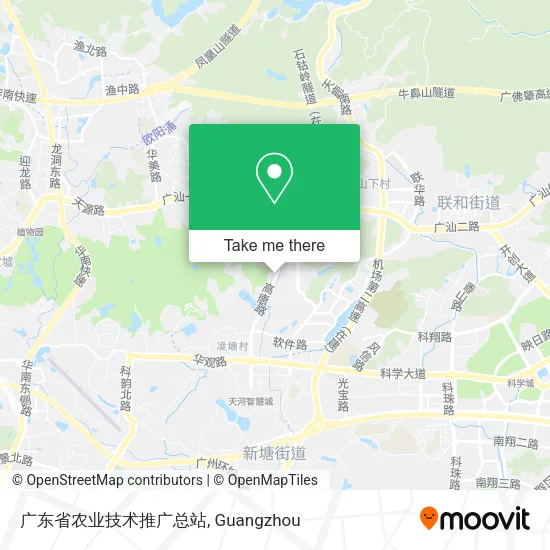 广东省农业技术推广总站 map
