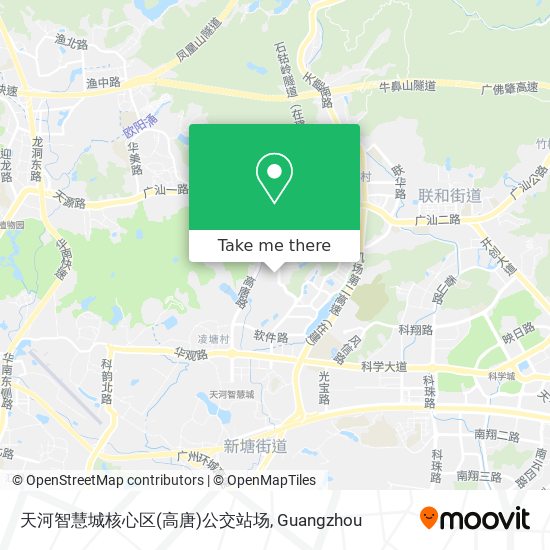 天河智慧城核心区(高唐)公交站场 map