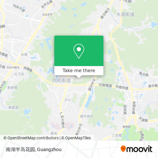 南湖半岛花园 map
