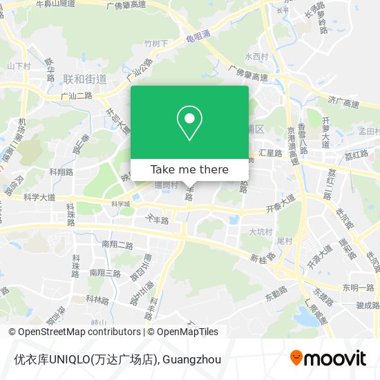 优衣库UNIQLO(万达广场店) map
