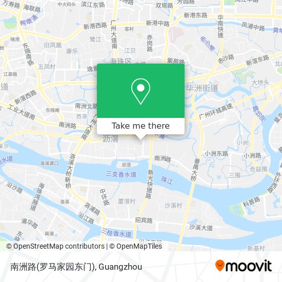 南洲路(罗马家园东门) map