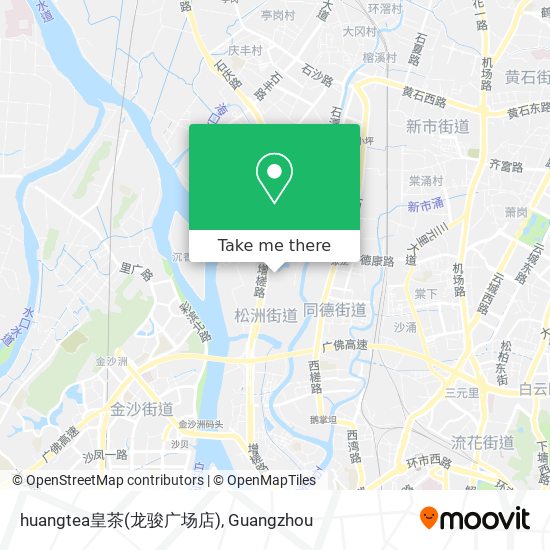 huangtea皇茶(龙骏广场店) map