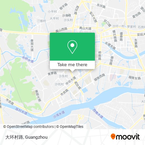 大环村路 map