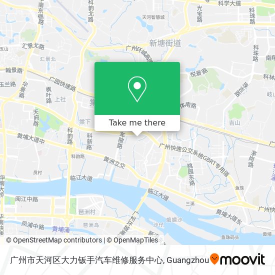 广州市天河区大力钣手汽车维修服务中心 map