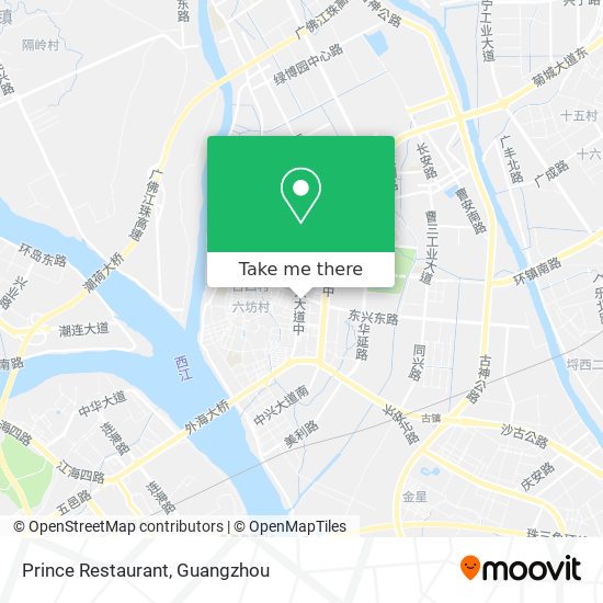 Prince Restaurant map