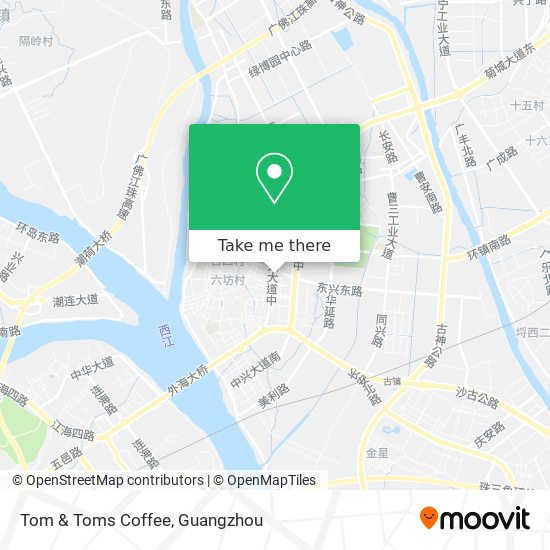 Tom & Toms Coffee map