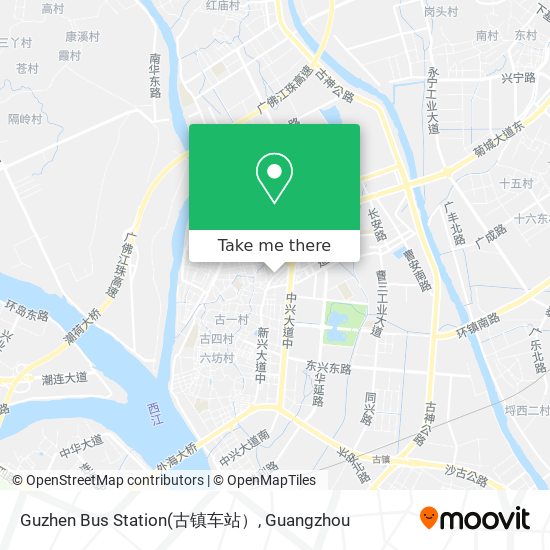 Guzhen Bus Station map
