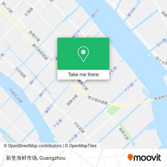 新垦海鲜市场 map