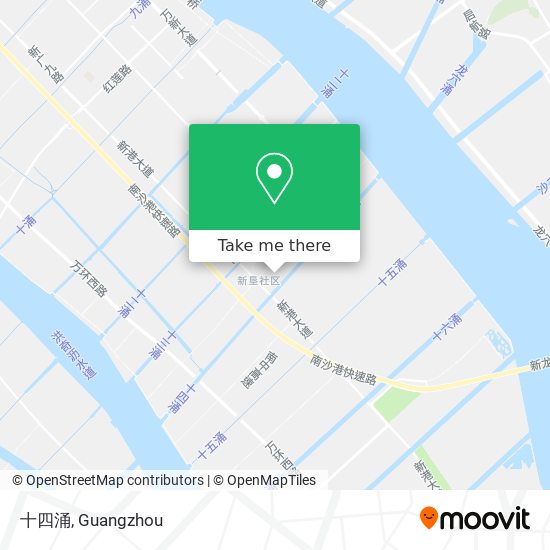 十四涌 map