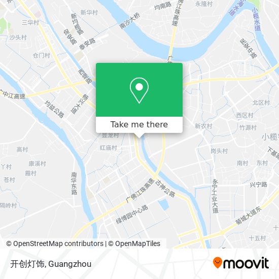 开创灯饰 map