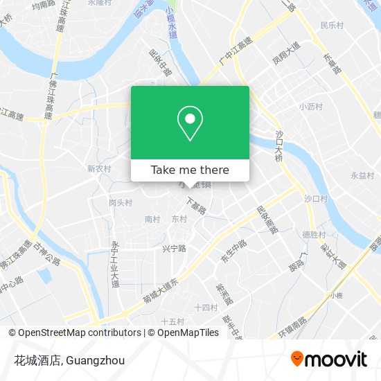 花城酒店 map