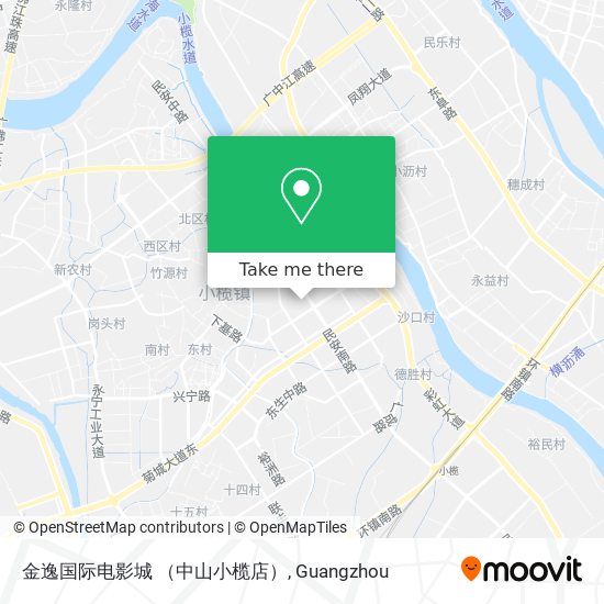 金逸国际电影城 （中山小榄店） map