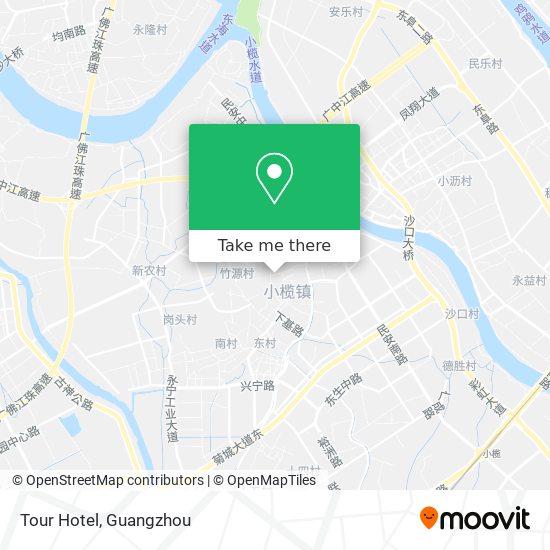 Tour Hotel map