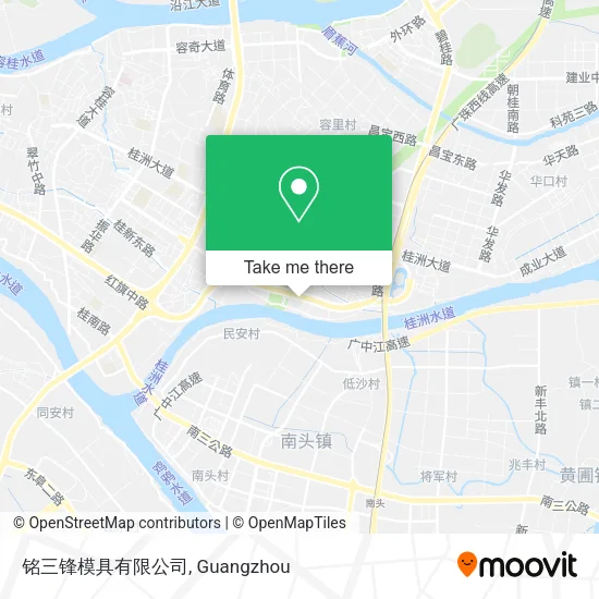 铭三锋模具有限公司 map