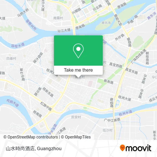 山水時尚酒店 map