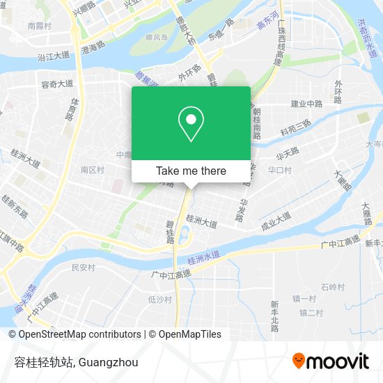 容桂轻轨站 map