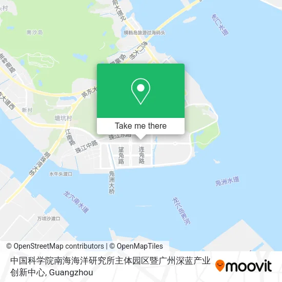 中国科学院南海海洋研究所主体园区暨广州深蓝产业创新中心 map
