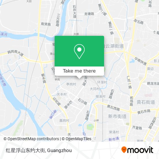 红星浮山东约大街 map