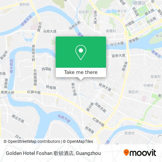 Golden Hotel Foshan 歌頓酒店 map