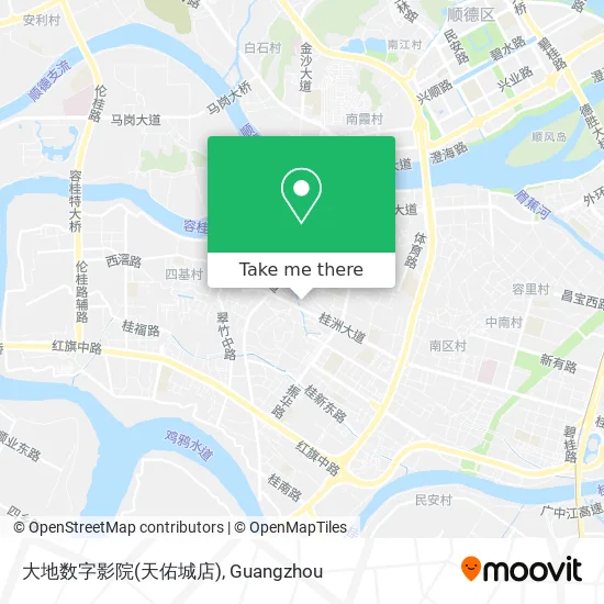 大地数字影院(天佑城店) map