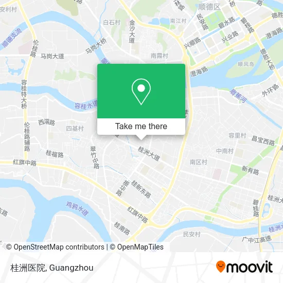 桂洲医院 map