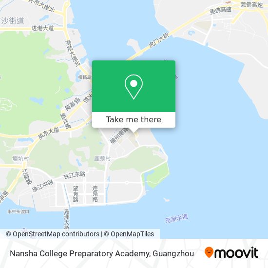 Nansha College Preparatory Academy map