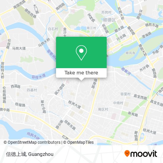 信德上城 map