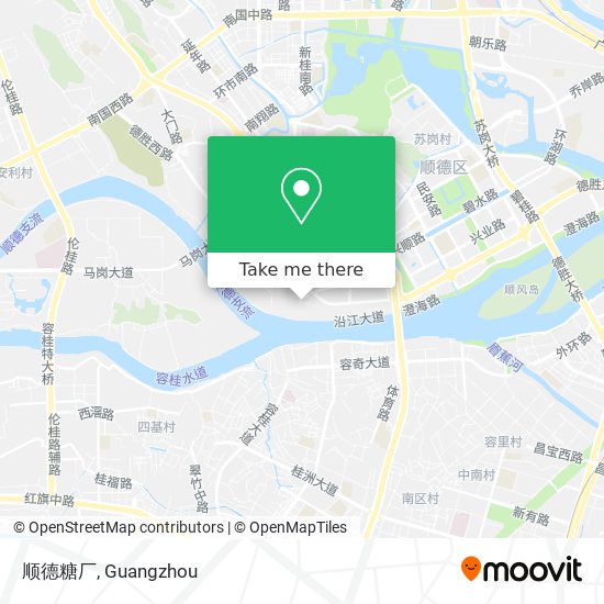 顺德糖厂 map
