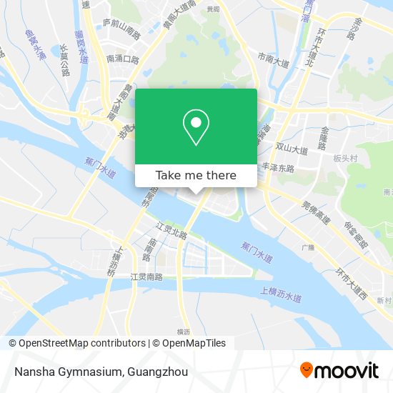 Nansha Gymnasium map